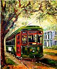 2011 New Orleans St Charles Streetcar by Diane Millsap painting